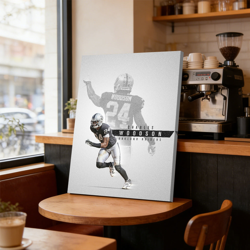 Charles Woodson Celebrity Sports Art Poster School Dining Room Decoration 6 Canvas Wall Art Poster Decor Gift