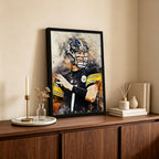 Ben Roethlisberger Celebrity Sports Art Poster School Dining Room Decoration 6 Canvas Wall Art Poster Decor Gift
