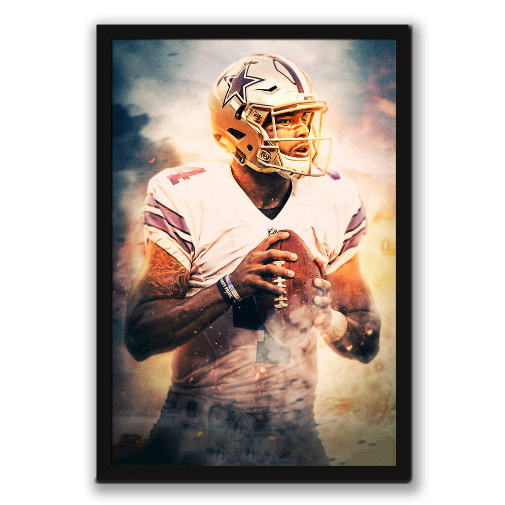 Dak Prescott Celebrity Sports Art Poster School Dining Room Decoration 8 Canvas Wall Art Poster Decor Gift