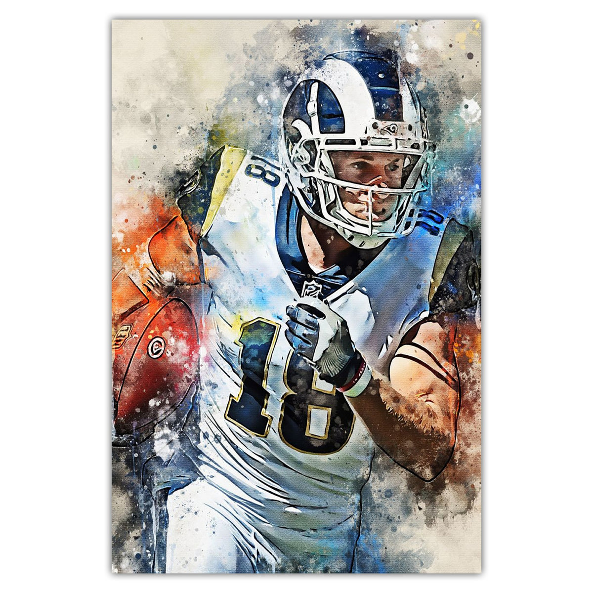 Cooper Kupp Celebrity Sports Art Poster School Dining Room Decoration 8 Canvas Wall Art Poster Decor Gift