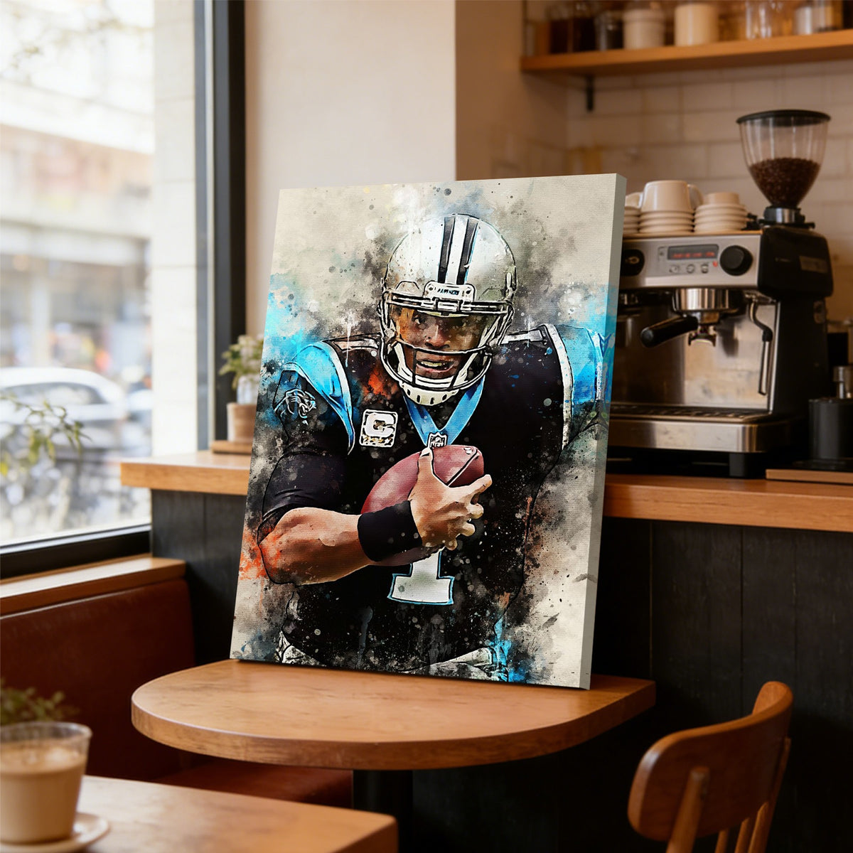 Cam Newton Celebrity Sports Art Poster School Dining Room Decoration 0 Canvas Wall Art Poster Decor Gift
