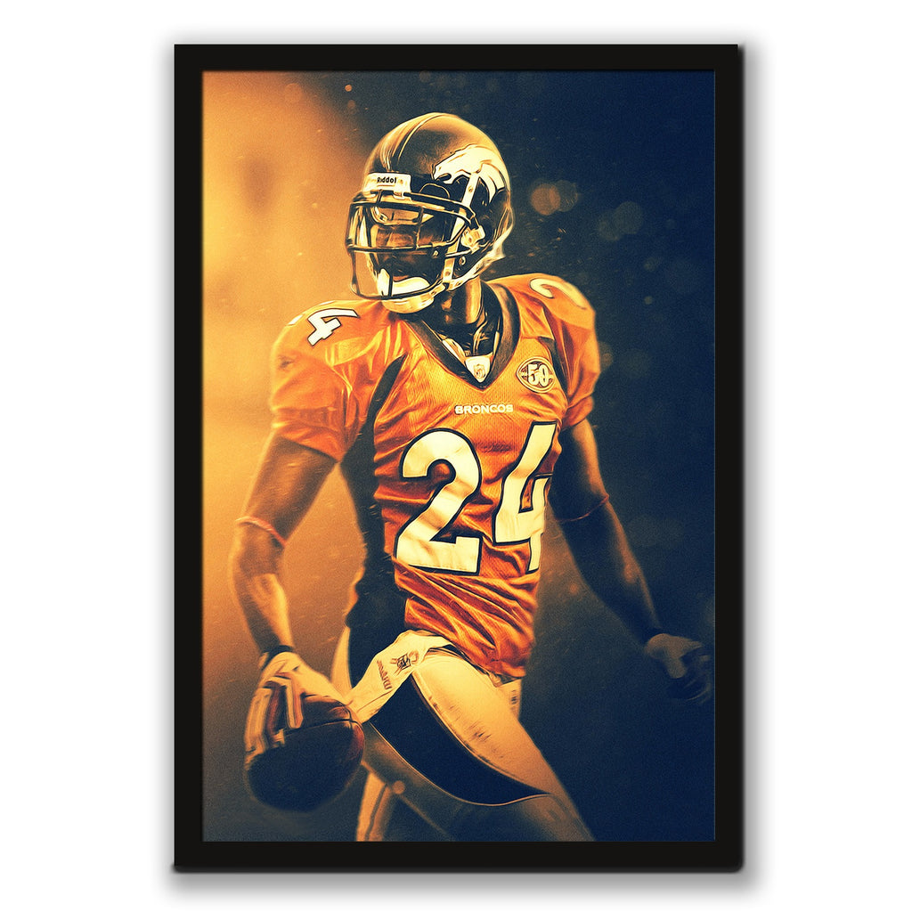 Champ Bailey Art Sports Decorative Poster School Dormitory 2 Canvas Wall Art Poster Decor Gift