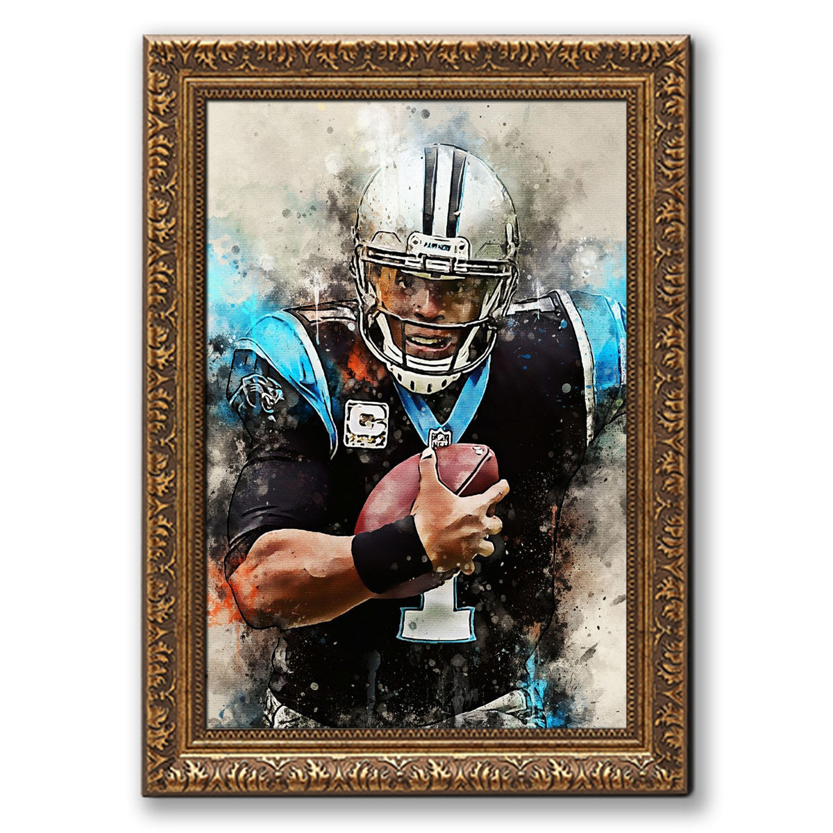 Cam Newton Celebrity Sports Art Poster School Dining Room Decoration 0 Canvas Wall Art Poster Decor Gift