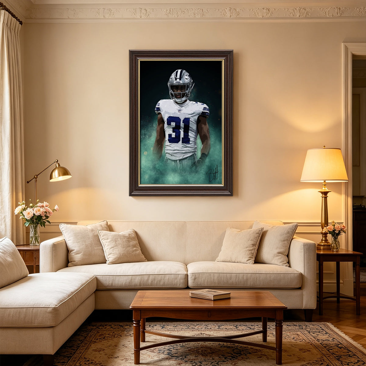 Byron Jones Celebrity Sports Art Poster School Dining Room Decoration 1 Canvas Wall Art Poster Decor Gift