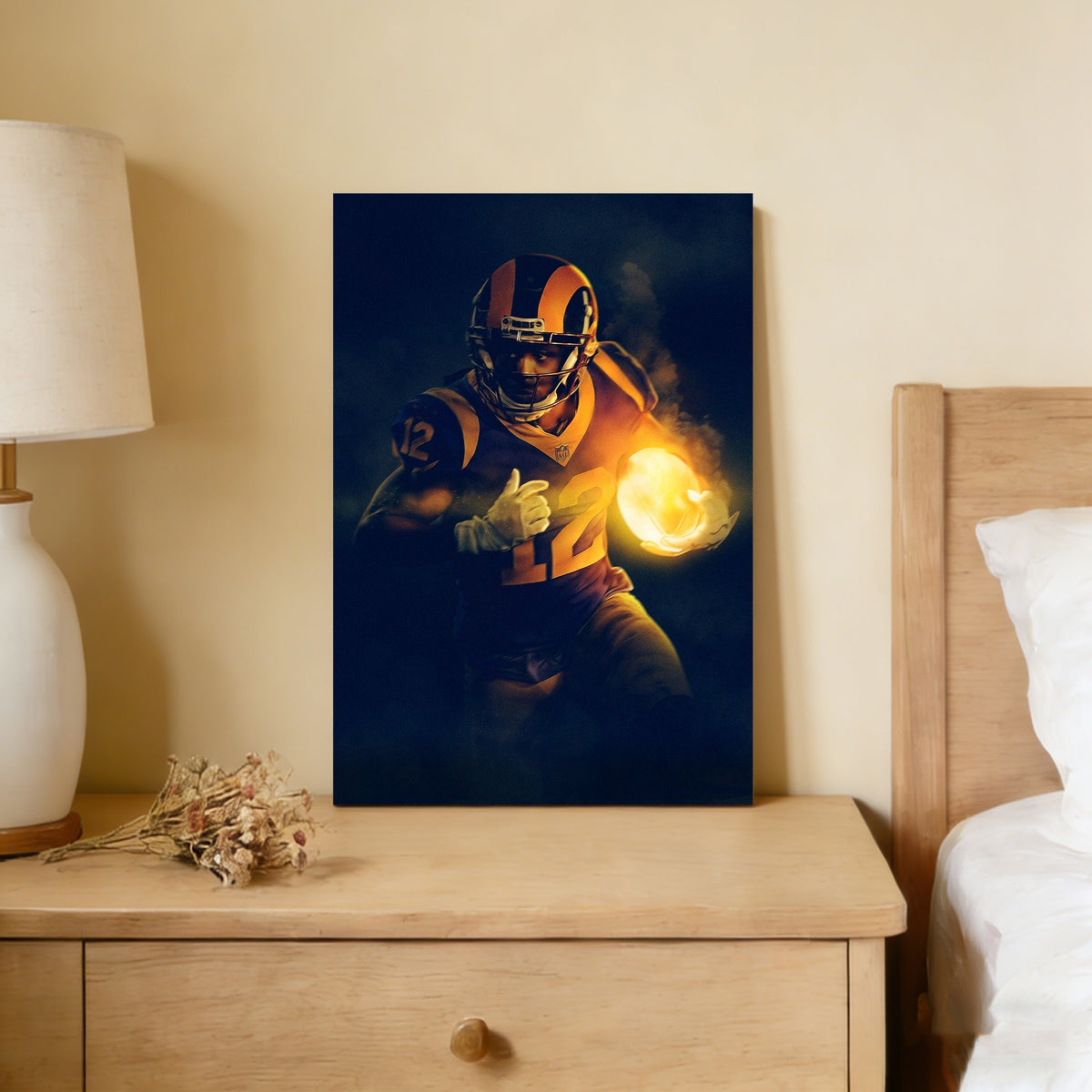 Brandin Cooks Art Sports Decorative Poster School Dormitory 0 Canvas Wall Art Poster Decor Gift