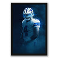 Dak Prescott Art Sports Decorative Poster School Dormitory 2 Canvas Wall Art Poster Decor Gift