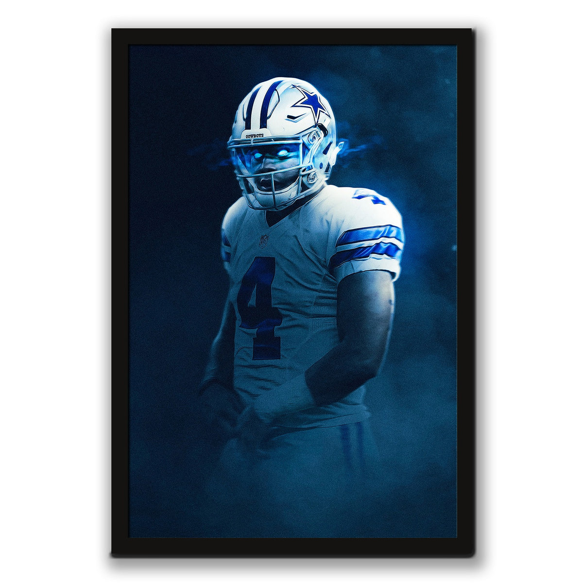 Dak Prescott Art Sports Decorative Poster School Dormitory 2 Canvas Wall Art Poster Decor Gift
