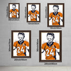 Champ Bailey Celebrity Sports Art Poster School Dining Room Decoration 1 Canvas Wall Art Poster Decor Gift