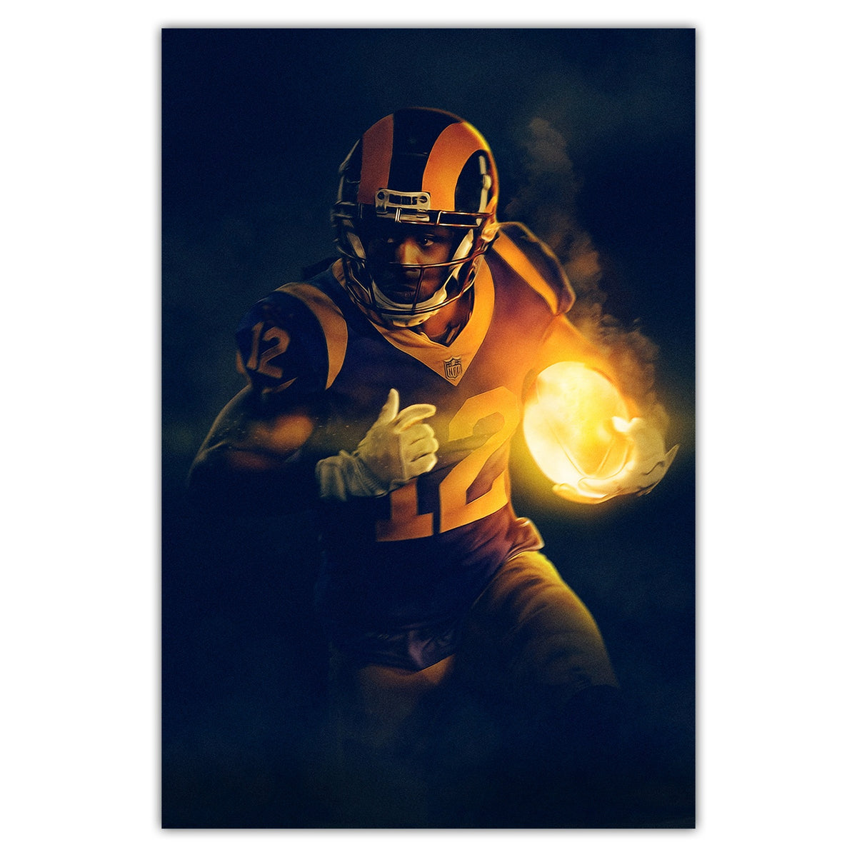 Brandin Cooks Art Sports Decorative Poster School Dormitory 0 Canvas Wall Art Poster Decor Gift