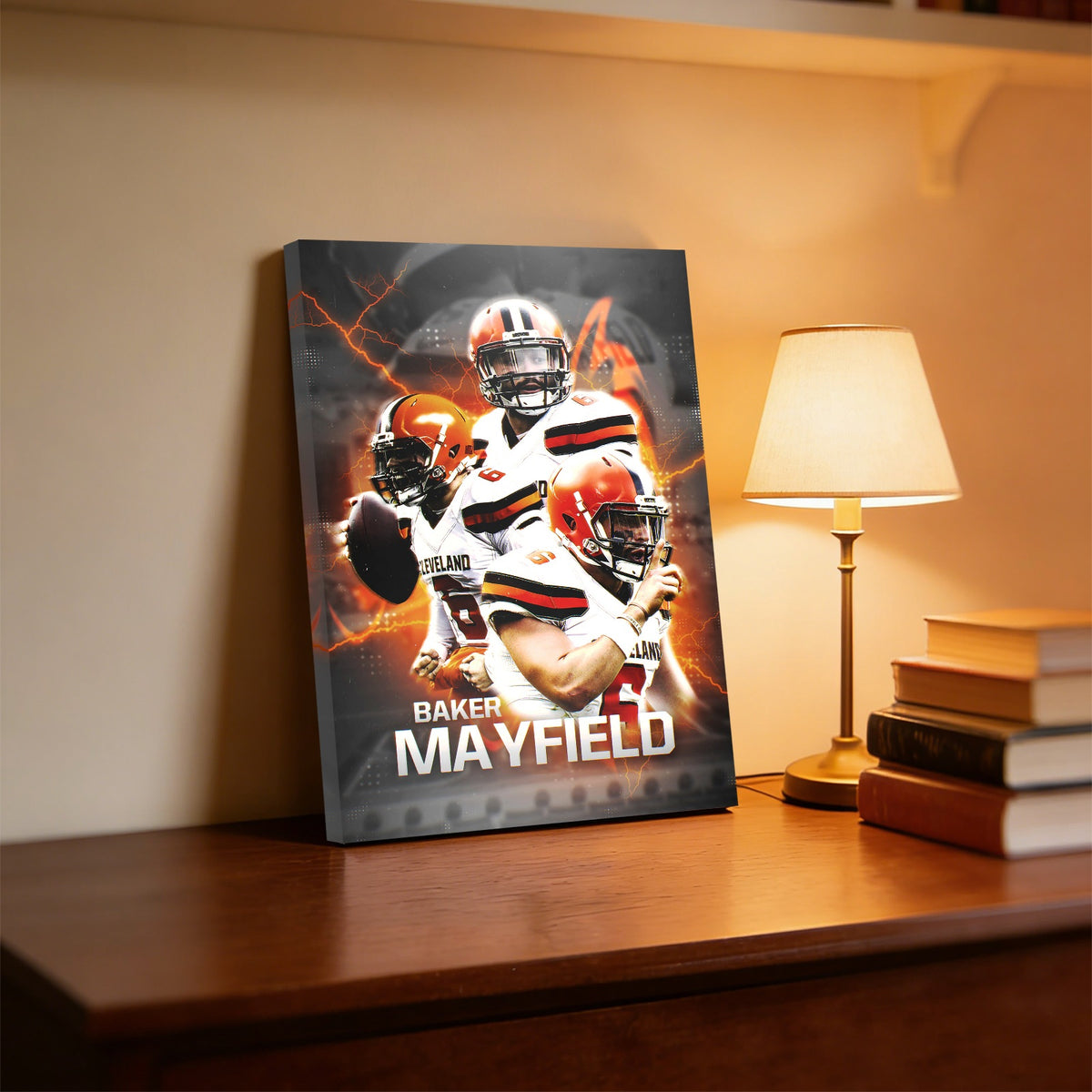 Baker Mayfield Sports Celebrity Art Deco Poster 10 Canvas Wall Art Poster Decor Gift
