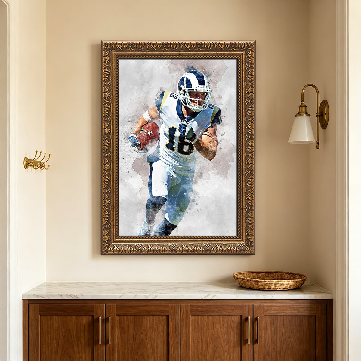 Cooper Kupp Celebrity Sports Art Poster School Dining Room Decoration 7 Canvas Wall Art Poster Decor Gift