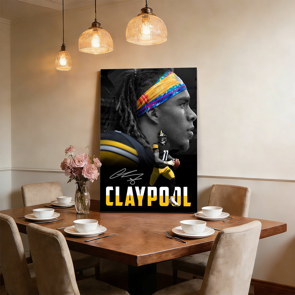 Chase Claypool Sports Celebrity Art Deco Poster 1 Canvas Wall Art Poster Decor Gift