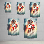 Damontae Kazee Art Sports Decorative Poster School Dormitory 5 Canvas Wall Art Poster Decor Gift