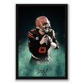 Baker Mayfield Celebrity Sports Art Poster School Dining Room Decoration 11 Canvas Wall Art Poster Decor Gift