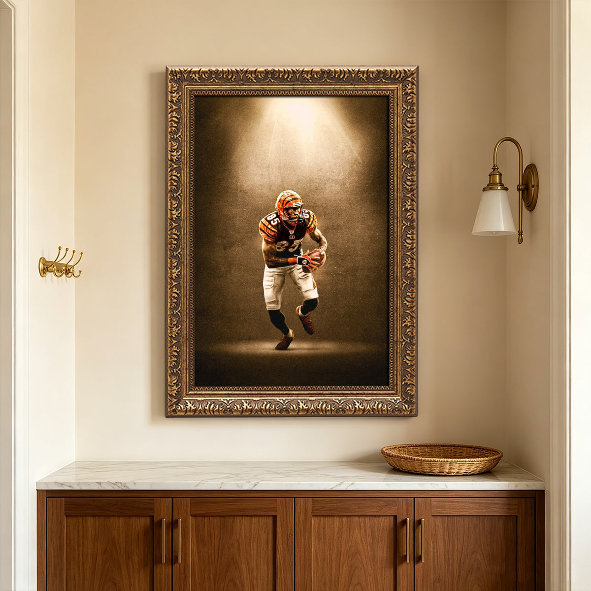 Chad Johnson Art Sports Decorative Poster School Dormitory 9 Canvas Wall Art Poster Decor Gift