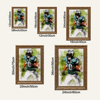 Brian Dawkins Art Poster 1 Canvas Wall Art Poster Decor Gift