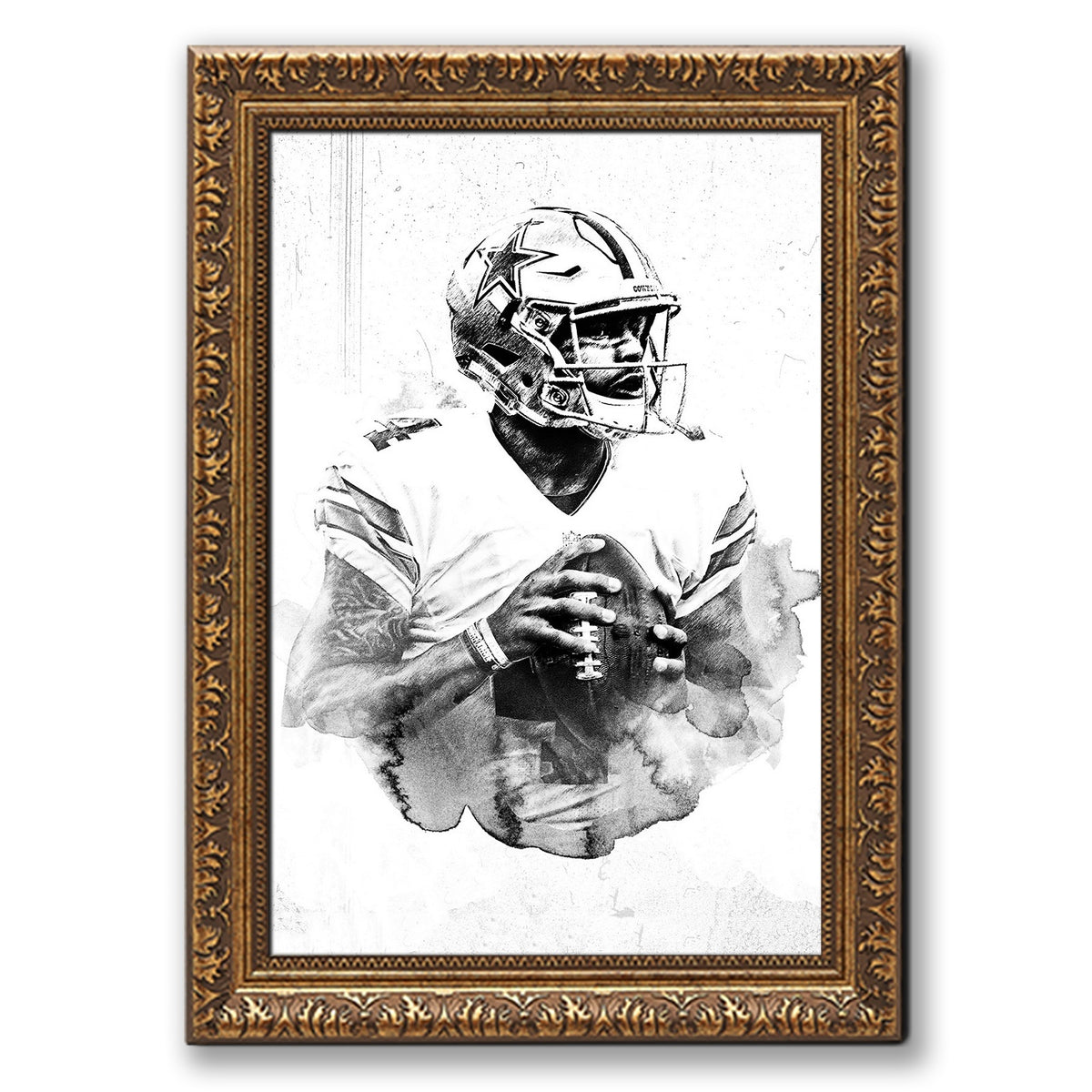 Dak Prescott Celebrity Sports Art Poster School Dining Room Decoration 9 Canvas Wall Art Poster Decor Gift