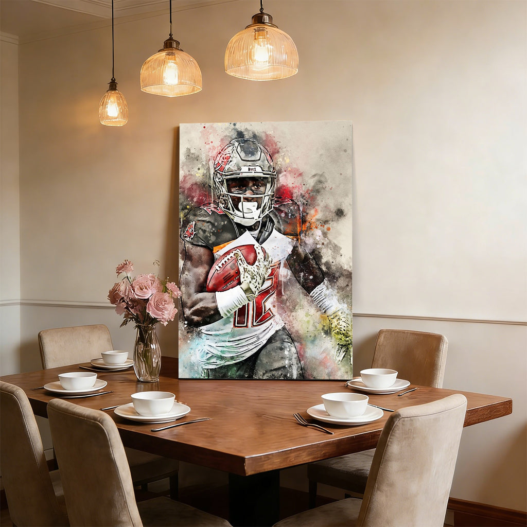 Chris Godwin Art Sports Decorative Poster School Dormitory 8 Canvas Wall Art Poster Decor Gift