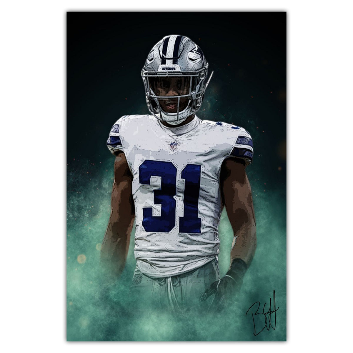 Byron Jones Celebrity Sports Art Poster School Dining Room Decoration 1 Canvas Wall Art Poster Decor Gift