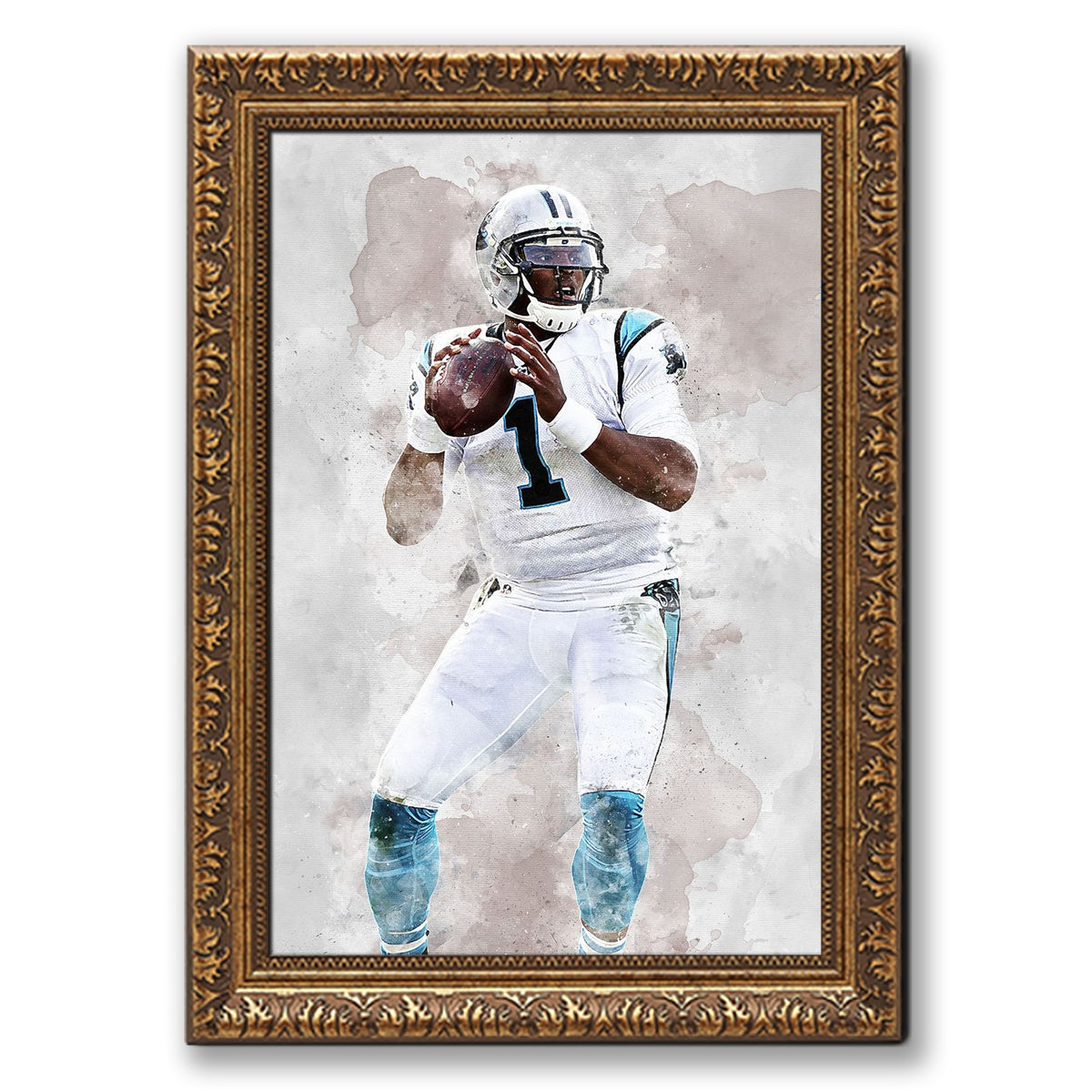 Cam Newton Celebrity Sports Art Poster School Dining Room Decoration 1 Canvas Wall Art Poster Decor Gift