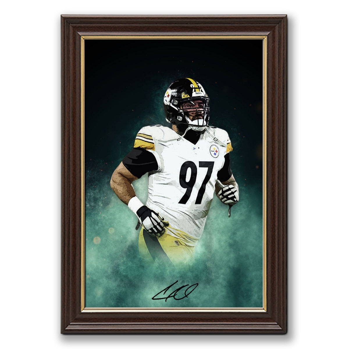 Cameron Heyward Celebrity Sports Art Poster School Dining Room Decoration 4 Canvas Wall Art Poster Decor Gift