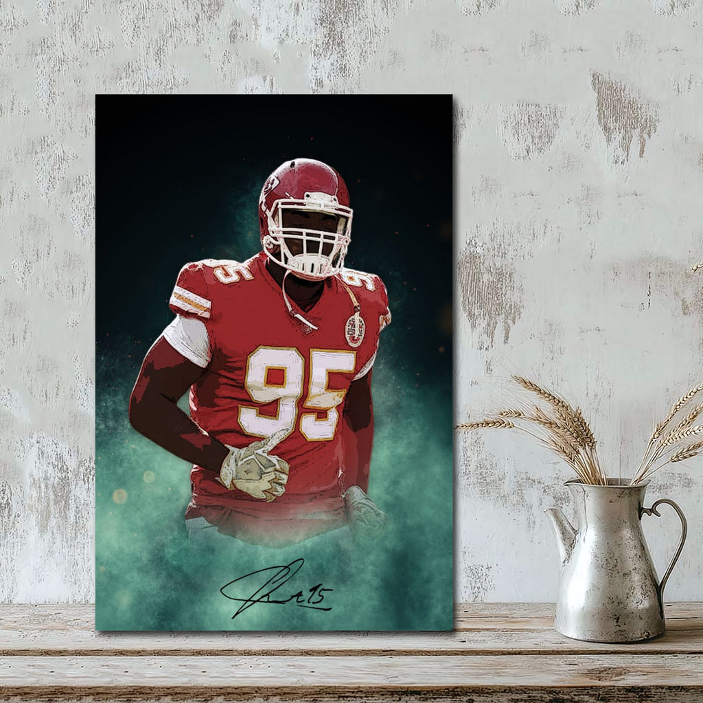 Chris Jones Celebrity Sports Art Poster School Dining Room Decoration 4 Canvas Wall Art Poster Decor Gift