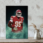 Chris Jones Celebrity Sports Art Poster School Dining Room Decoration 4 Canvas Wall Art Poster Decor Gift