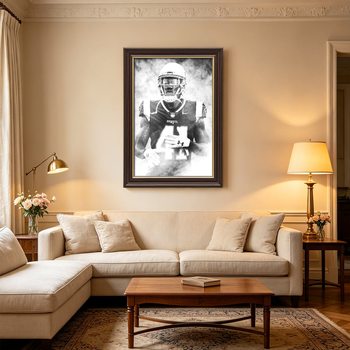 Cyrus Jones Art Sports Decorative Poster School Dormitory 6 Canvas Wall Art Poster Decor Gift