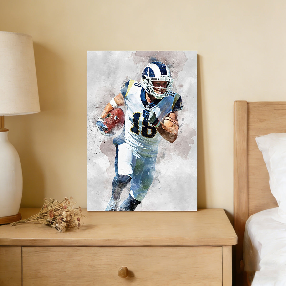Cooper Kupp Celebrity Sports Art Poster School Dining Room Decoration 7 Canvas Wall Art Poster Decor Gift