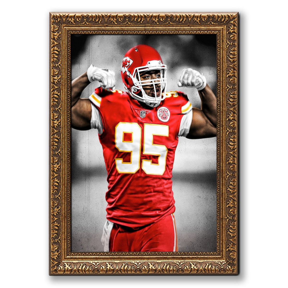 Chris Jones Art Sports Decorative Poster School Dormitory 7 Canvas Wall Art Poster Decor Gift