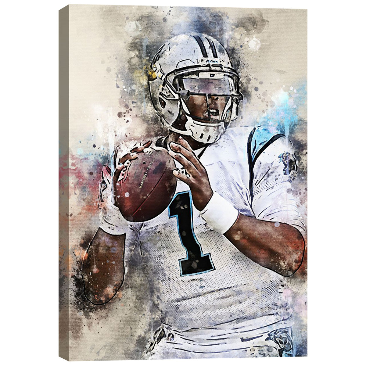 Cam Newton Celebrity Sports Art Poster School Dining Room Decoration 6 Canvas Wall Art Poster Decor Gift
