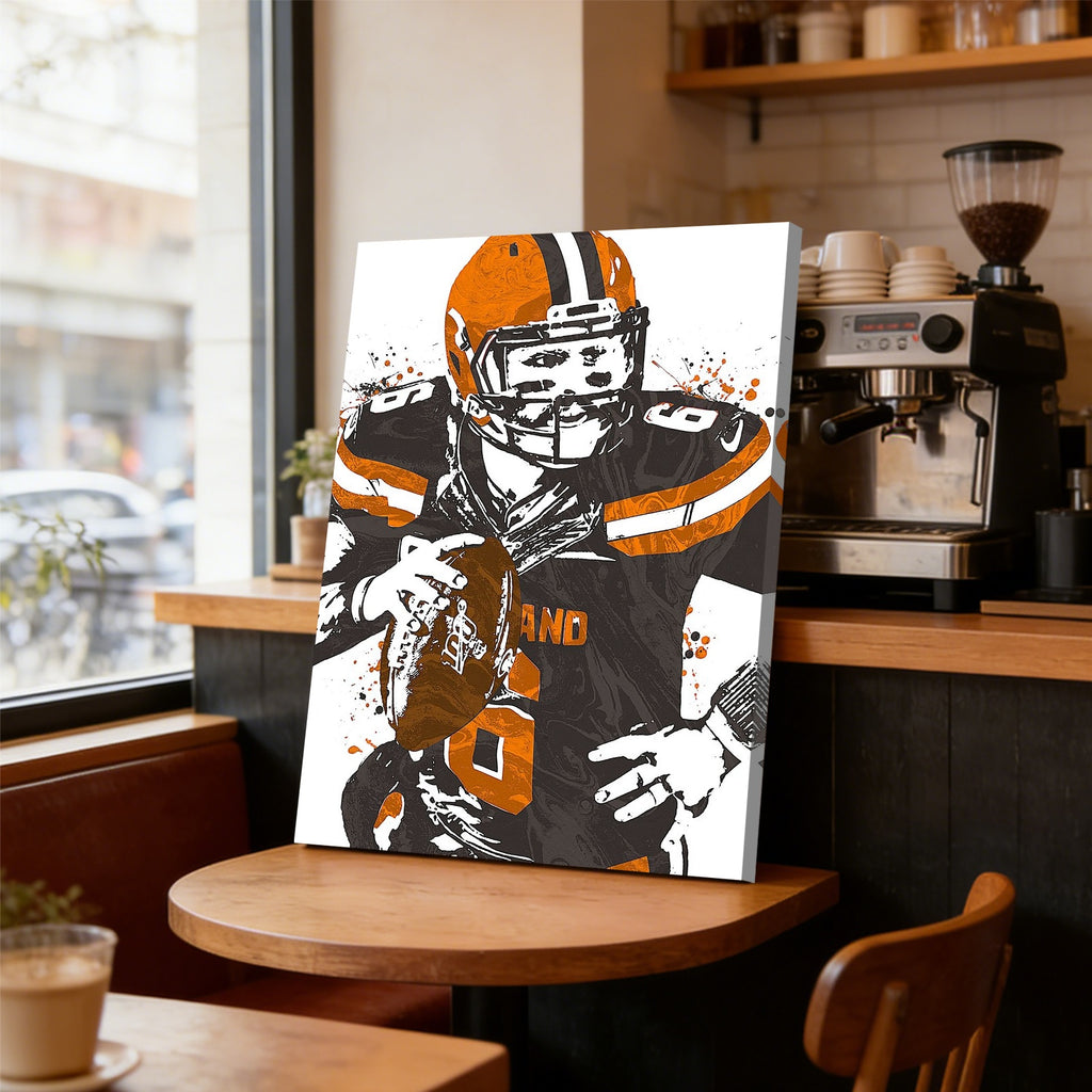 Baker Mayfield Art Poster 1 Canvas Wall Art Poster Decor Gift