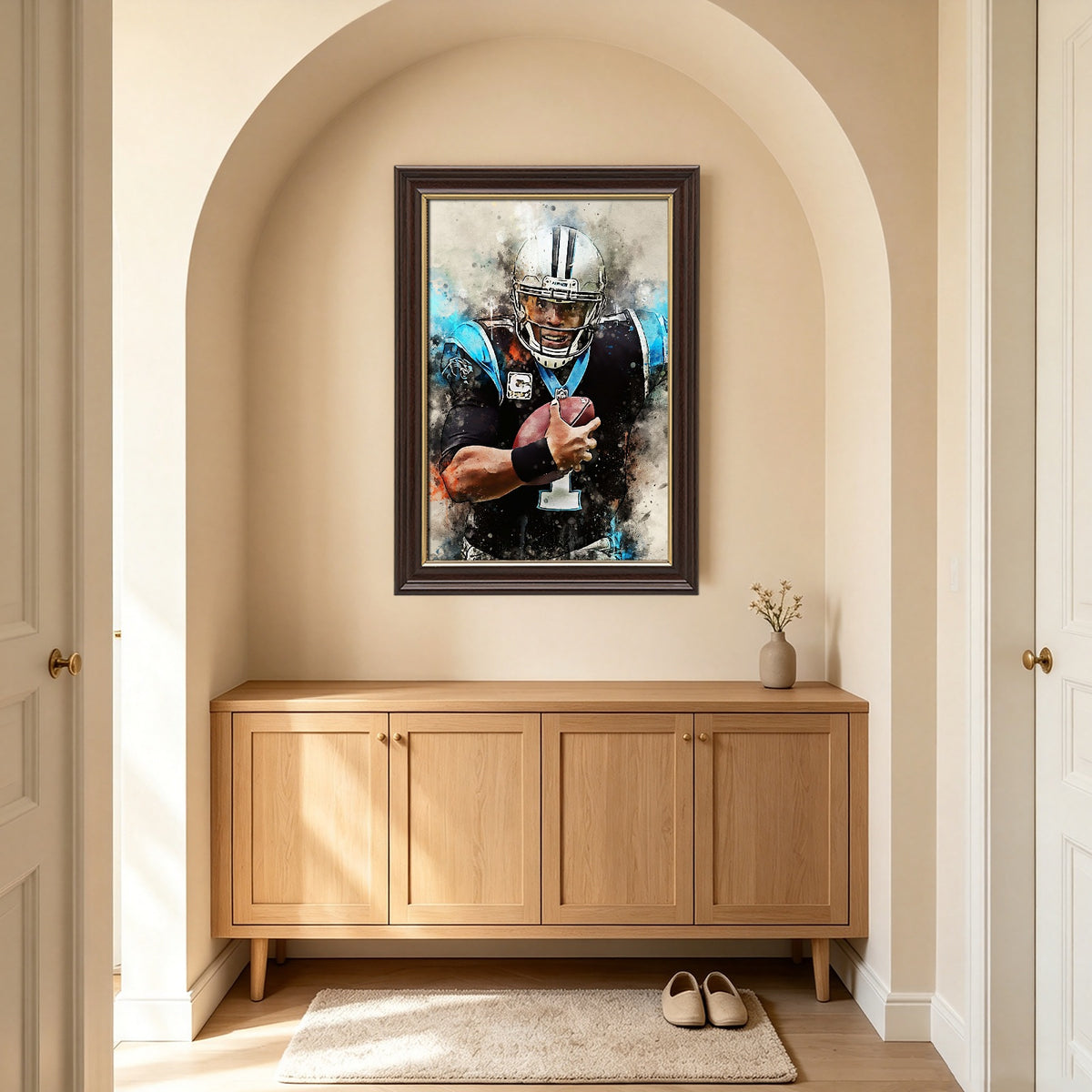Cam Newton Celebrity Sports Art Poster School Dining Room Decoration 0 Canvas Wall Art Poster Decor Gift