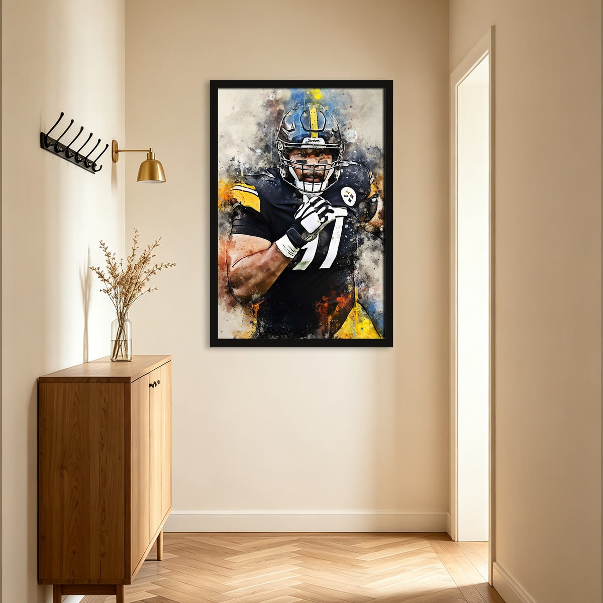 Cameron Heyward Celebrity Sports Art Poster School Dining Room Decoration 7 Canvas Wall Art Poster Decor Gift