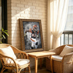 Chad Johnson Celebrity Sports Art Poster School Dining Room Decoration 4 Canvas Wall Art Poster Decor Gift
