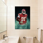 Chris Jones Celebrity Sports Art Poster School Dining Room Decoration 4 Canvas Wall Art Poster Decor Gift