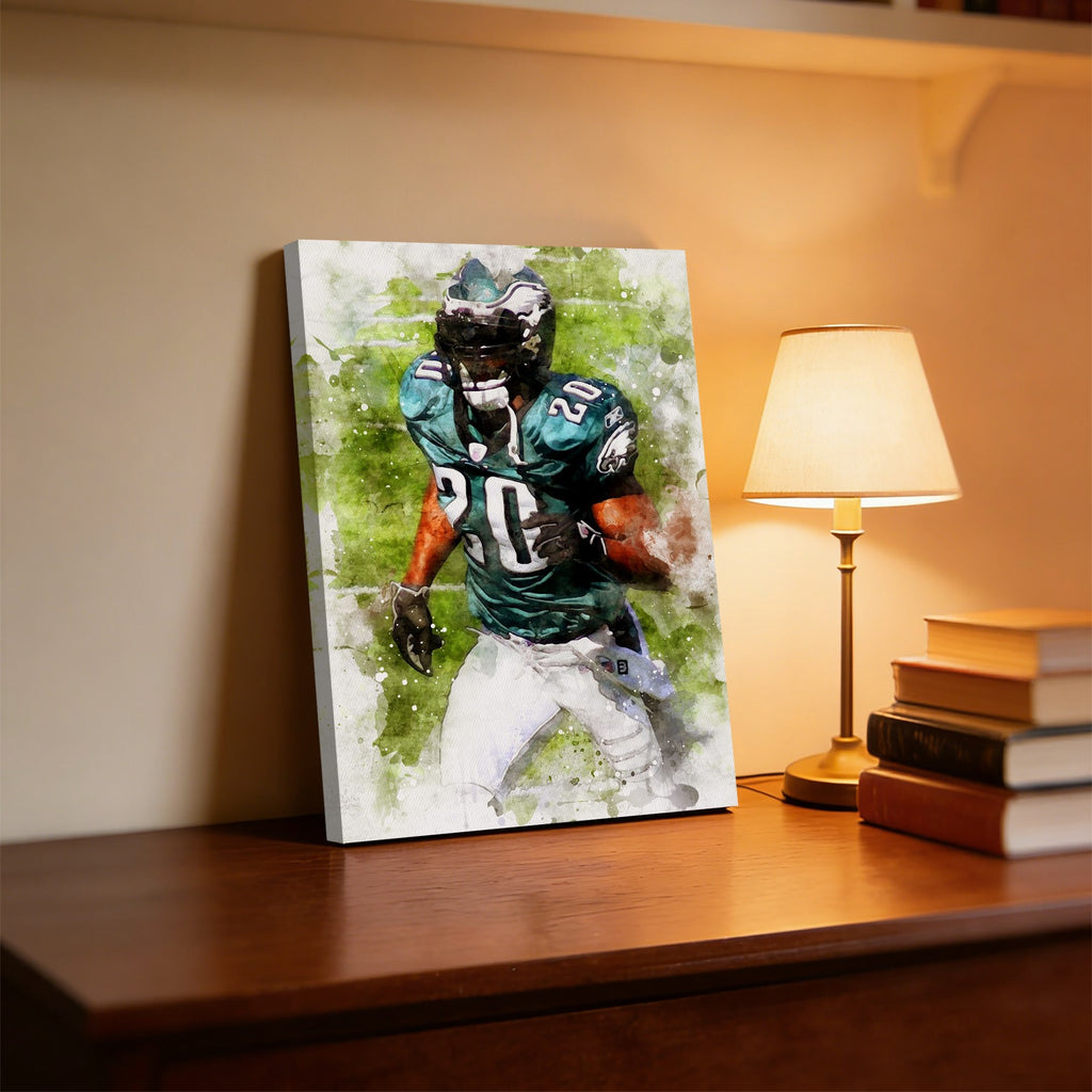 Brian Dawkins Art Poster 1 Canvas Wall Art Poster Decor Gift