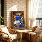 Cooper Kupp Sports Decoration Poster 2 Canvas Wall Art Poster Decor Gift