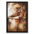 Baker Mayfield Art Sports Decorative Poster School Dormitory 3 Canvas Wall Art Poster Decor Gift