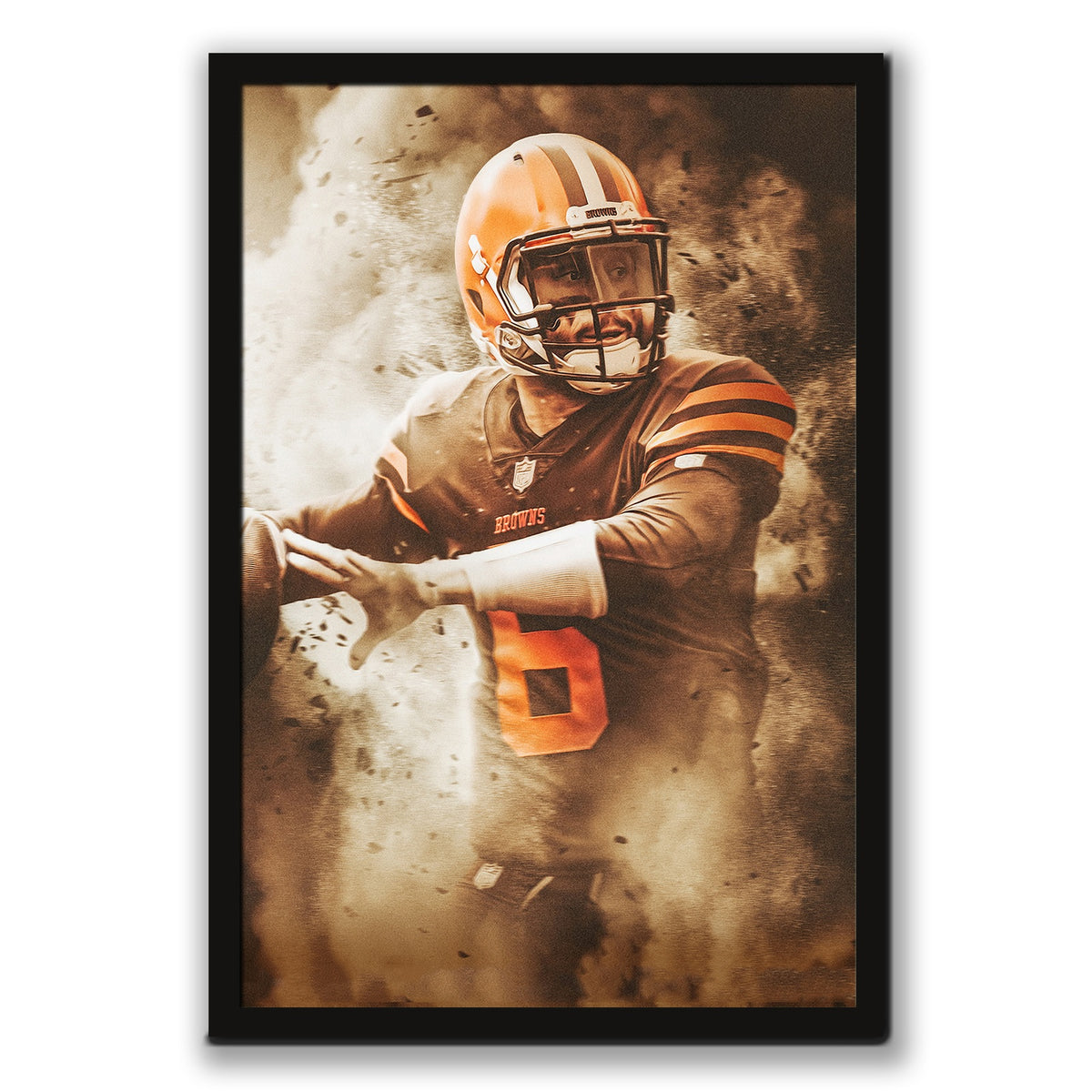 Baker Mayfield Art Sports Decorative Poster School Dormitory 3 Canvas Wall Art Poster Decor Gift