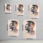 Christian McCaffrey Art Sports Decorative Poster School Dormitory 6 Canvas Wall Art Poster Decor Gift