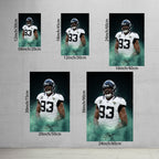 Calais Campbell Celebrity Sports Art Poster School Dining Room Decoration 7 Canvas Wall Art Poster Decor Gift