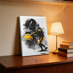 Ben Roethlisberger Art Sports Decorative Poster School Dormitory 4 Canvas Wall Art Poster Decor Gift