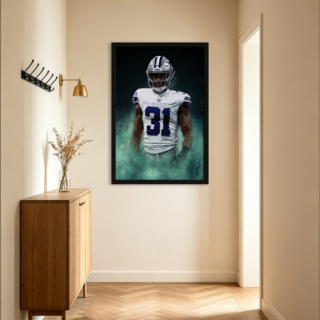 Byron Jones Celebrity Sports Art Poster School Dining Room Decoration 1 Canvas Wall Art Poster Decor Gift