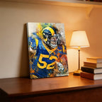 Clay Matthews Celebrity Sports Art Poster School Dining Room Decoration 1 Canvas Wall Art Poster Decor Gift