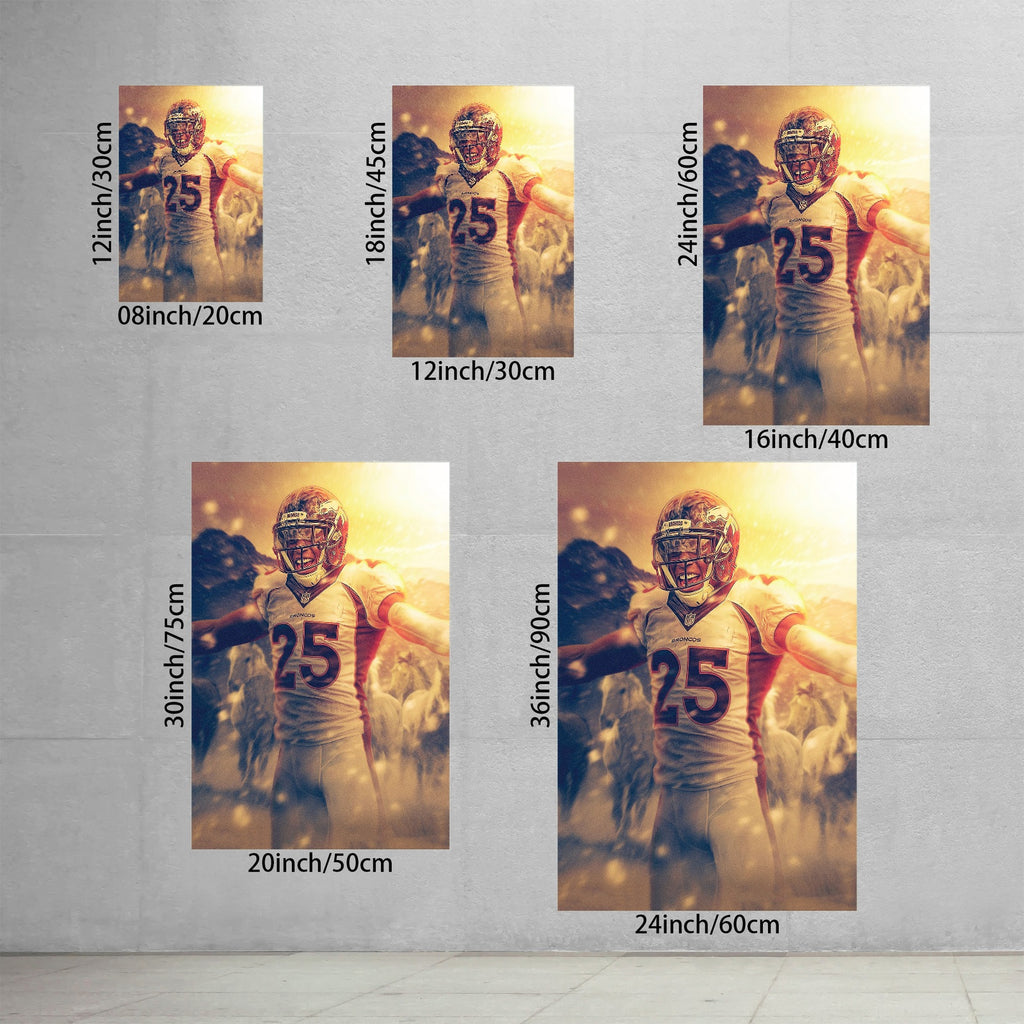 Chris Harris Art Sports Decorative Poster School Dormitory 5 Canvas Wall Art Poster Decor Gift