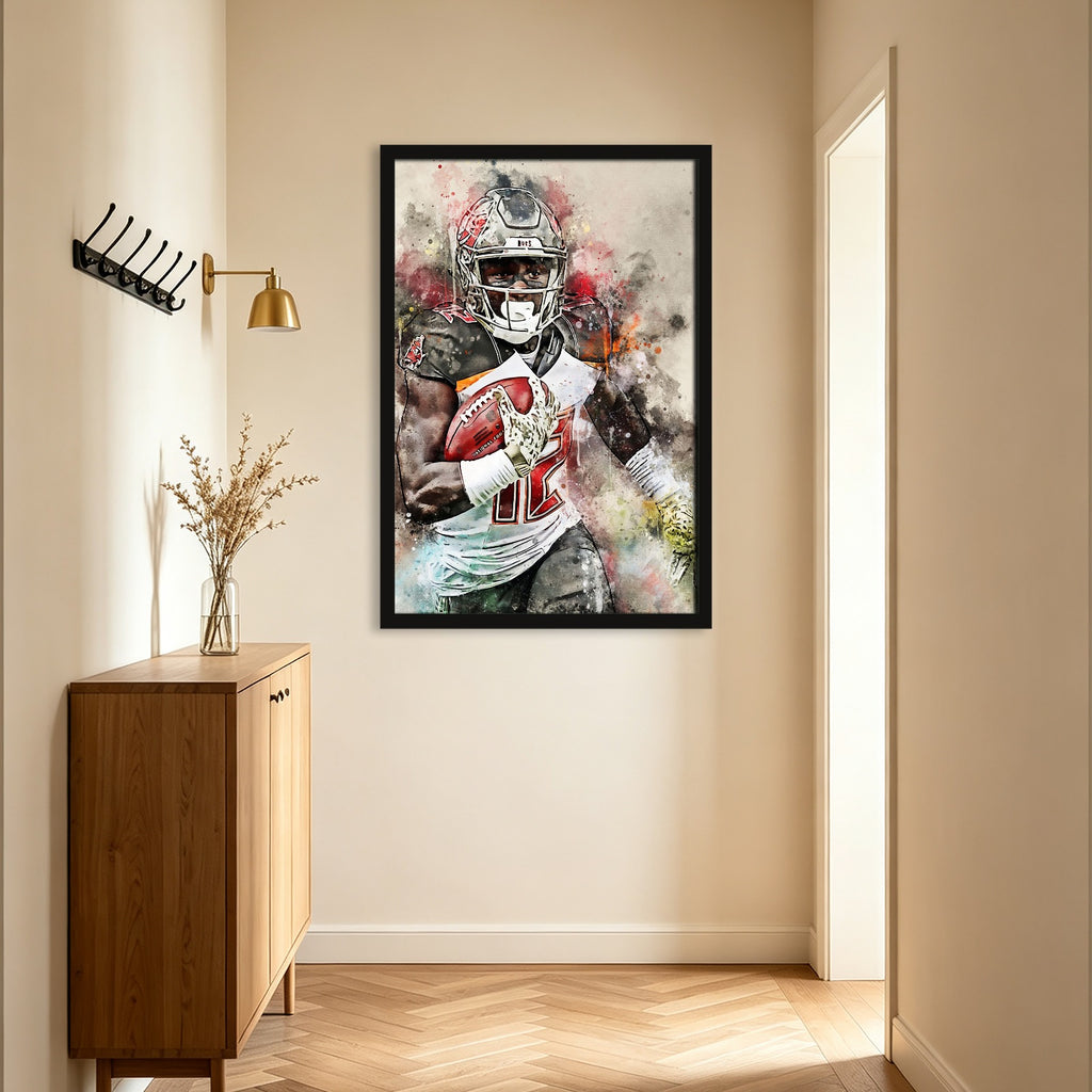 Chris Godwin Art Sports Decorative Poster School Dormitory 8 Canvas Wall Art Poster Decor Gift