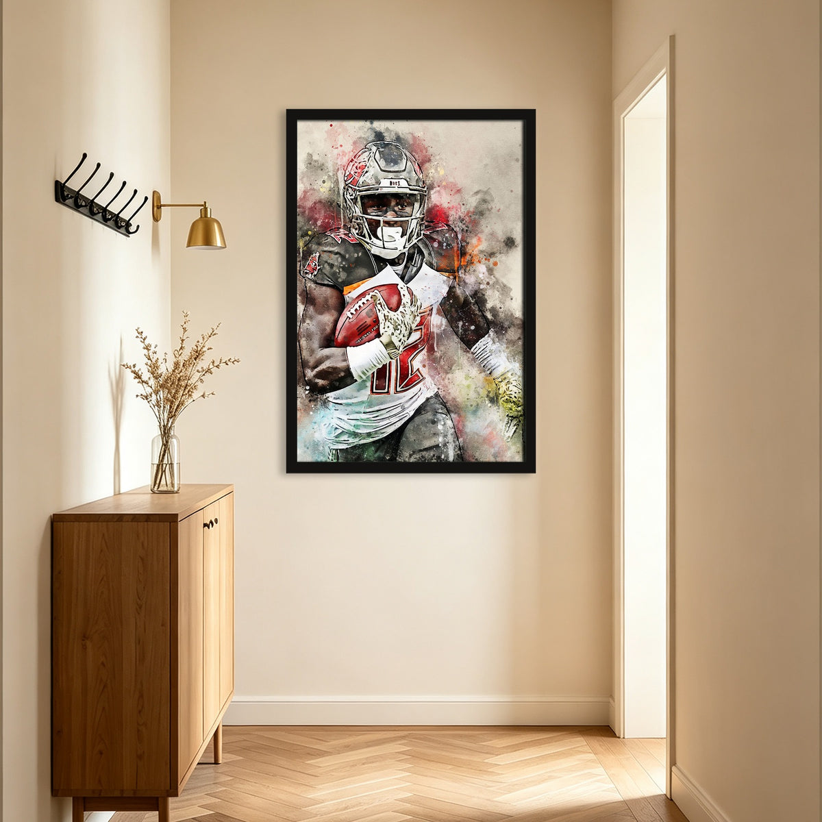 Chris Godwin Art Sports Decorative Poster School Dormitory 8 Canvas Wall Art Poster Decor Gift