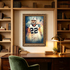 Christian McCaffrey Art Sports Decorative Poster School Dormitory 2 Canvas Wall Art Poster Decor Gift