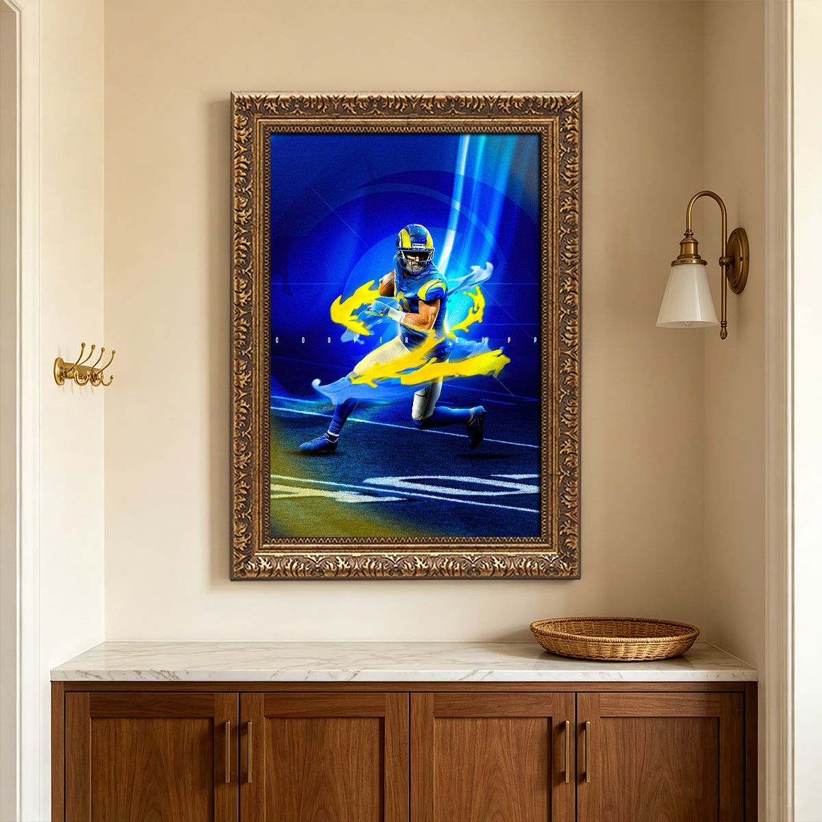 Cooper Kupp Sports Decoration Poster 3 Canvas Wall Art Poster Decor Gift